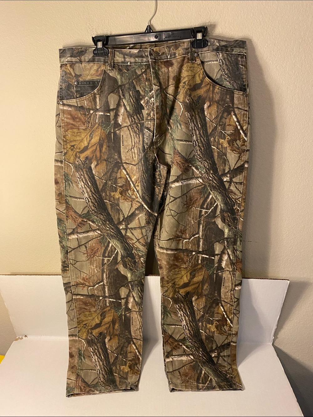 Wrangler Men's Straight Camo Jeans - Green Brown Tan
